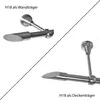 Gardinenstange Set Edelstahl Look Metall Ø 19mm zur Produktbild-Vorschau 2