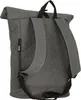 The back view of a gray roll-top rucksack. Produktbild-Vorschau