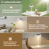 ZMH Tischlampe Solar Akku Nachttischlampe Led Kabellos Produktbild-Vorschau 4