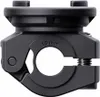 A close-up studio shot of a black mounting bracket. Anteprima dell’immagine prodotto