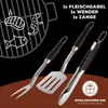 bremermann Grill-Besteck 3tlg. / Zange, Wender, Produktbild-Vorschau 6