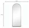 SensaHome - Miroir mural minimaliste - Miroir sur pied avec Voir les images du produit 6