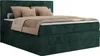 MKS MEBLE Boxspringbett 200x200 Dunkelgrün Cord, Produktbild-Vorschau 6
