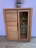 Vitrine Highboard Brest Kernbuche geölt Teilmassiv Höhe Produktbild-Vorschau 6