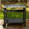 Royal Gourmet Grillwagen Rollwagen mit Edelstahl-Platte für Produktbild-Vorschau 2