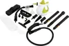A collection of steam cleaner accessories and the steam cleaner unit itself, arranged on a white background. Náhľad obrázku produktu