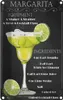 vianmo Blechschild 18x12 cm Margarita Equipment ingredients Produktbild-Vorschau 1