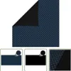 A product image showing a folded pool solar cover with close-up views of its texture and colors. Produktbild-Vorschau