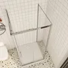 AICA U-Form Duschkabine Schiebetür 70cm x Schiebetür 70cm x Produktbild-Vorschau 3