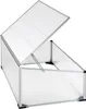 tectake® Doppel-Frühbeet aus Aluminium Aufbau im Produktbild-Vorschau 3