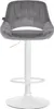 Barhocker HLO-CP278 Samt weiß  dunkelgrau Produktbild-Vorschau 7