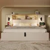 Polsterbett 180x200 mit Stauraum, Systembett Beige, LED & 2 Produktbild-Vorschau 15