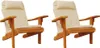 vidaXL Adirondack-Auflagen 2 Stk. Beige Oxford-Gewebe Produktbild-Vorschau 4
