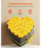 SucceBuy - 27 rose eterne in confezione a forma di cuore, Anteprima dell’immagine prodotto 2