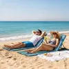 2er Set Strandmatte mit Verstellbarer Rückenlehne klappbar Produktbild-Vorschau 4