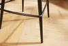 riess-ambiente Drehbarer Barhocker PAPILLON grau Samt 180° Produktbild-Vorschau 8