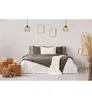 A bedroom scene with a bed, bedside tables, and decorative items. Náhľad obrázku produktu