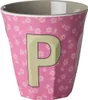 Rice Melamin Becher Medium Buchstaben Blumen P Produktbild-Vorschau 1