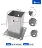 Aufschraubbodenhülse feuerverzinkt 141 x 150 mm Produktbild-Vorschau 2