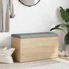 vidaXL Úložná lavica Sonoma dub 82 x 42 x 45 cm Materiál na Náhľad obrázku produktu 3