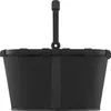 A black mesh basket with a handle, presented against a white background. Voir les images du produit