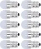 10 úsporných žiaroviek E14, teplé biele svetlo LED, malé Náhľad obrázku produktu 2