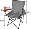 TRIZAND 23675 Fischerstuhl grau Produktbild-Vorschau 7