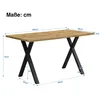 A diagram of a table with dimensions indicated. Produktbild-Vorschau