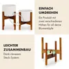 Fox & Fern Pflanzenständer mit Blumentopf, Stylischer Produktbild-Vorschau 5