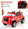 Camion dei pompieri elettrico per bambini da 12 V con Anteprima dell’immagine prodotto 2