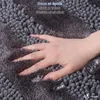VOUNOT® 2er-Set Chenille Badematte Rutschfeste, Mikrofaser Produktbild-Vorschau 3