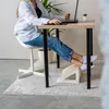 leg&go Repose-pieds ergonomique en bois avec rouleaux, Voir les images du produit 2