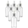 gouveo 6er Set Pipettenflaschen 50 ml aus Klarglas - Leere Produktbild-Vorschau 1