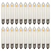 A collection of LED filament candle bulbs arranged in two rows against a white background. Produktbild-Vorschau