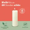 Bolsius - Rustik Stumpenkerzen - Lila - 4 Stück - 13 x 7 cm Produktbild-Vorschau 4