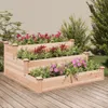 vidaXL Zvýšená posteľ 120x120x56 cm z masívneho jedľového Náhľad obrázku produktu 2