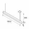 SLV 1001403 GLENOS Pendelleuchte mattschwarz 1m 52W 4000K Produktbild-Vorschau 11