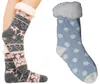 GKA Damen ABS Plüsch Kuschelsocken A7 hellblau-weiß 39-41 Produktbild-Vorschau 3
