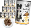 Tuftuf | Mokré krmivo pro psy – 12x415 g – kousky masa s Náhled obrázku produktu 1