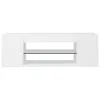 vidaXL TV-Schrank mit LED-Leuchten Weiß 90x39x30 cm Produktbild-Vorschau 4