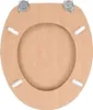 vidaXL Sièges de toilette 2 pcs. avec couvercle MDF design Voir les images du produit 5