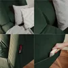 Idohome - Ausklappbarer Sessel mit Fußhocker LILA Produktbild-Vorschau 4