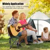 Tragbarer Campinghocker, 13,7 Zoll Klapphocker für Produktbild-Vorschau 6