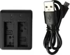 vhbw Dual Micro-USB Ladegerät kompatibel mit WOLFANG GA100, Produktbild-Vorschau 1