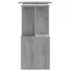 vidaXL Bureau d'angle Gris Sonoma 200x50x76 cm Bois Voir les images du produit 8