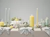 UYUNI LIGHTING Pillar LED-Kerze Rustic wheat yellow 15,2cm Produktbild-Vorschau 2