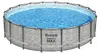 Piscina con struttura rotonda Steel Pro MAX effetto pietra Anteprima dell’immagine prodotto 3