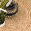 TT Home Wohnzimmer Teppich Rund Jute Modern Ethno Boho Produktbild-Vorschau 3