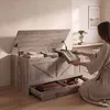 Kura - Aufbewahrungstruhe 100x50x40 cm mit Produktbild-Vorschau 4