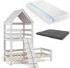 Vitalispa Hausbett Teddy, 90x200 cm mit 2 Matratzen, Weiß Produktbild-Vorschau 1